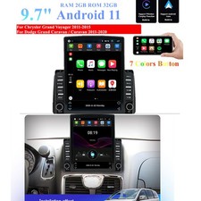 9.7" Android 11 Stereo Radio GSP Wifi For Chrysler Grand Voyager 2011-15 Carplay