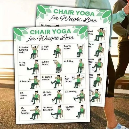 Pcs chair yoga - 2, seniors
