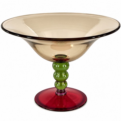 Krosno art glass pedestal - art,