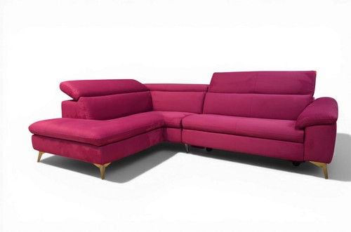 Pink corner sofa martine - corner,