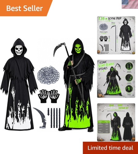 Complete hooded grim reaper - complete,
