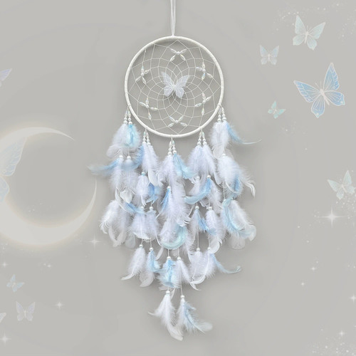 Large dream catcher - dream, butterfly