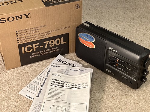 Sony icf 790l - icf-790l, boxed