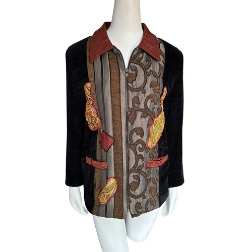 Tapestry embroidered jacket - tapestry,
