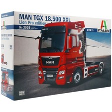 Italeri 1/24 Truck MAN TGX 18.500 XXL Model Kit Lion Pro Edition