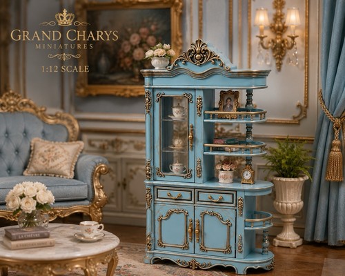 Dolls house blue - dolls,