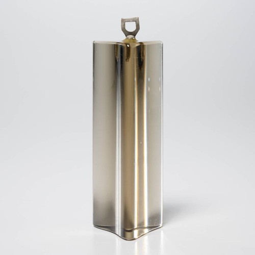 Triangular smoky glass crystal - smoky,