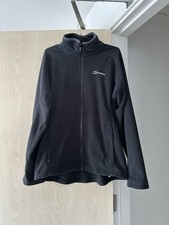 Berghaus Black Fleece Jacket Black Full Zip Men’s Large
