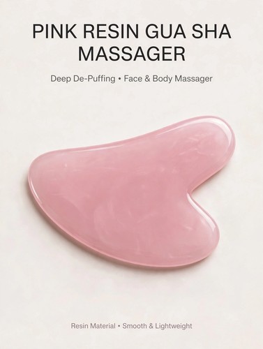 Pink acrylic gua sha - pink,