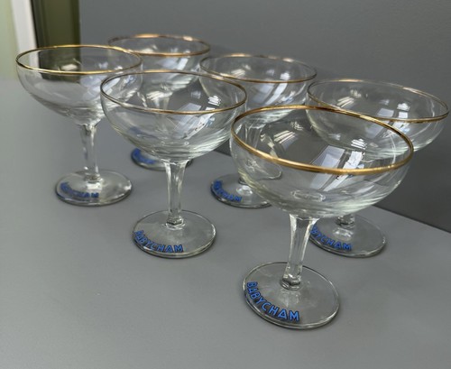 Vintage babycham glasses - glasses,