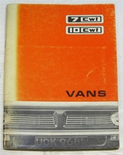 AUSTIN MORRIS 7 & 10 cwt Van