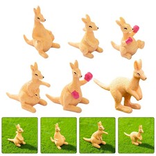  6 Pcs Mini Resin Animals