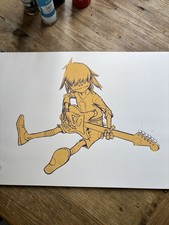Noodle by Jamie Hewlett Limited Edition Print Unsigned Limited Edition In Yellow