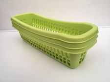 Light Green Storage Baskets x3