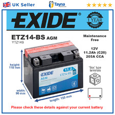 AGM Motorcycle Battery Bike