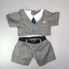 Build A Bear Grey Smart Suit