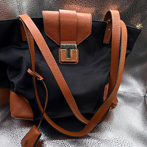 Tory burch black brown - tory, large
