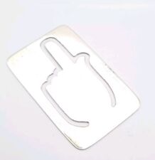 Solid Silver Bookmark Pointing