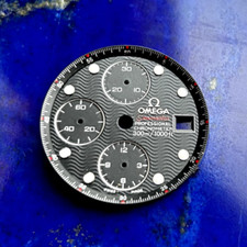 Omega Seamaster Chronograph Dial, Hands, Pushers & Crown.