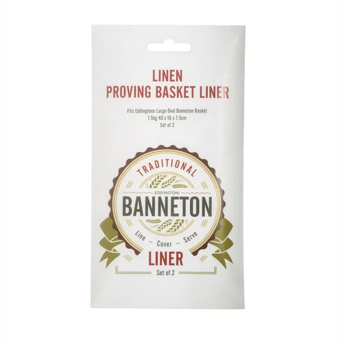 Eddingtons oval banneton liner - oval,