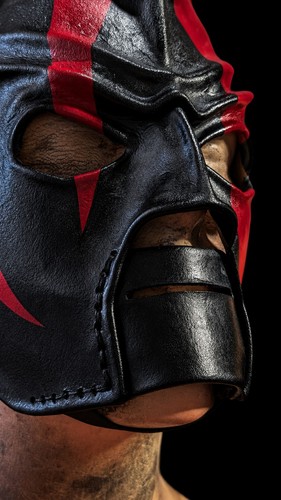 Wwe leather 2001 kane - leather,