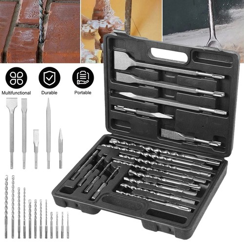 17pcs sds plus - sds-plus, tungsten