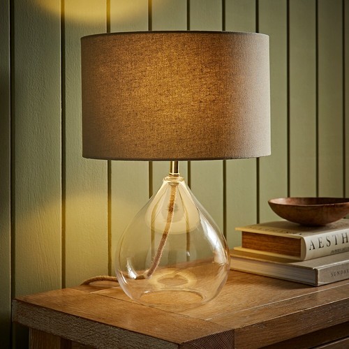 Eloise clear glass table lamp - eloise,