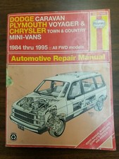 1984 thru 1995 Dodge Caravan Plymouth Voyager Chrysler Town & Country Mini-Vans