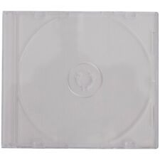 50 Pack x Ultra-Slimline Clear CD/DVD Case – with 5.2 mm Spine for 1 Disc