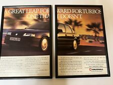 Framed Original Mk3 Vauxhall Cavalier Turbo Magazine Advert Man Cave Wall Art