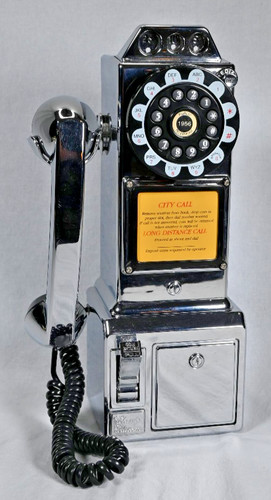 Retro 1956 payphone - retro, wall-mount