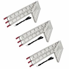 3 x Warrior Premium Aluminium Motorcycle / Bike / Motorbike / MX Loading Ramps