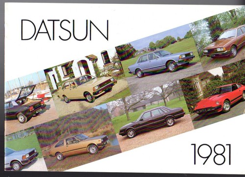 Datsun nissan range - 1981-82, uk