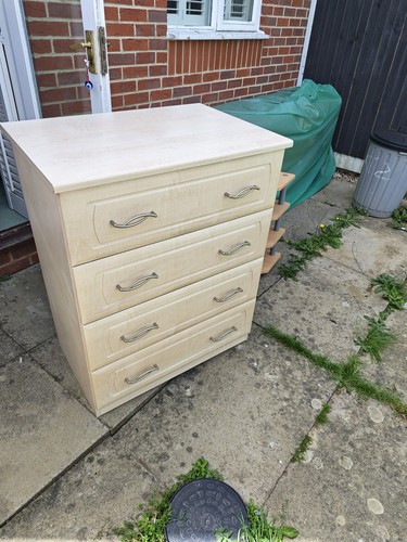 Wooden chest drawers solid - if,