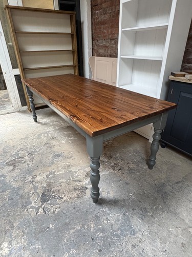 Farmhouse dining table - dining, 8