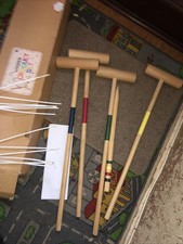 Croquet Set Wooden - Youths Parts Or Replacement