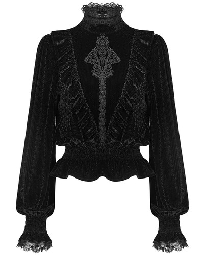 Punk rave womens gothic top - womens,