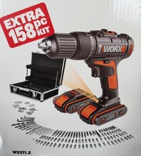 WORX Cordless WX371.2 Impact Drill Driver 20V Impact Drill Set