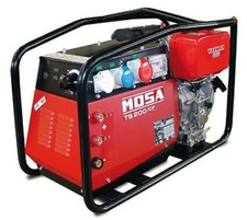 MOSA TS 200 DES/CF YANMAR DIESEL ENGINE WELDING GENERATOR 110V / 240V 4KVA MMA 