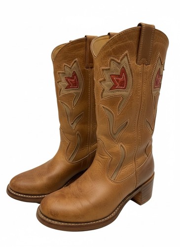 Frye metallic brown red - metallic, floral