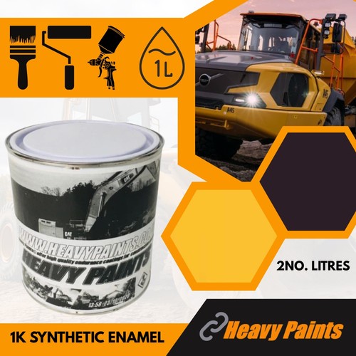 Komatsu yellow undercarriage - yellow, &