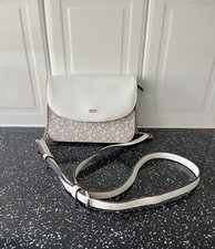 DKNY~ Elegant Beige and White Monogram Bag