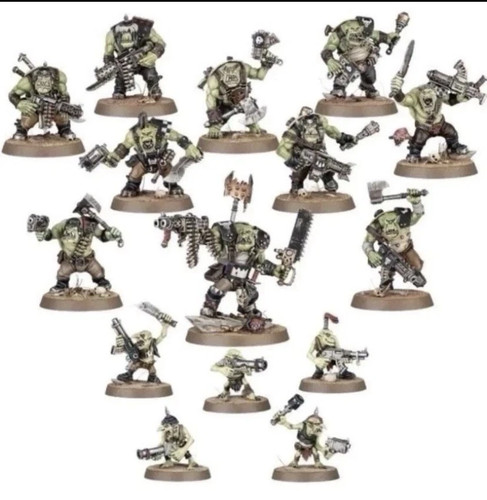 Ork boyz x10 - x10, gretchin