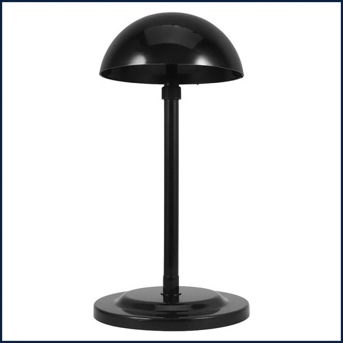 Black adjustable hat display - black,
