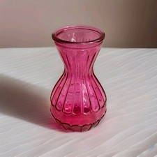 Cranberry Pink Fluted Waisted