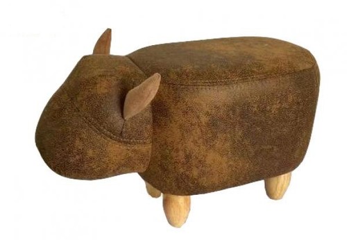 Animal design footstool cow - design,