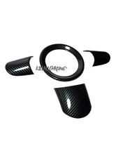 For MINI R53 Steering Wheel Combo Set Ring + Spoke Covers Carbon Look Non Multi 