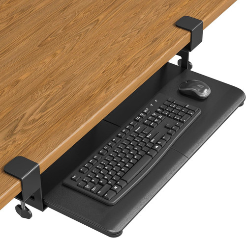 Under desk keyboard tray - under,