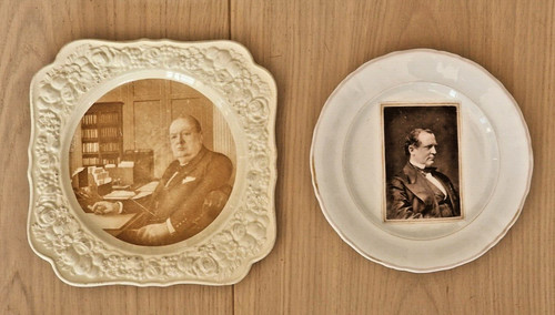 Pair collectable sepia - of,