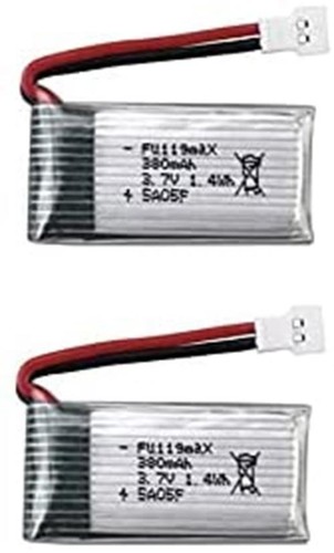 Lipo battery 380mah set - 3.7v,